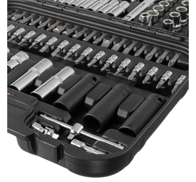 Набор инструментов 111 ед., STORM, 1/2", 1/4", Cr-V INTERTOOL ET-8111
