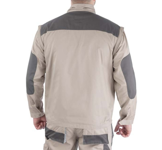 Куртка рабочая 2 в 1, 100% хлопок, плотность 180 г/м², M INTERTOOL SP-3032