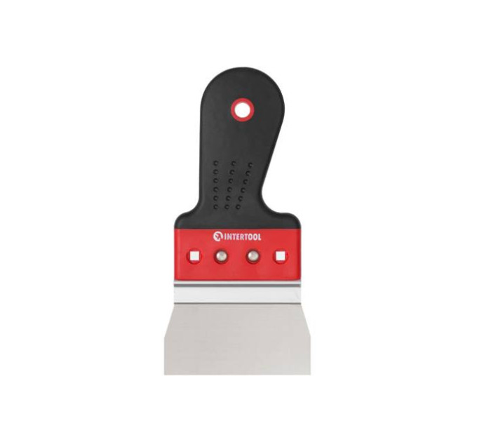 Шпатель из нержавеющей стали 100 мм, проф INTERTOOL KT-2670