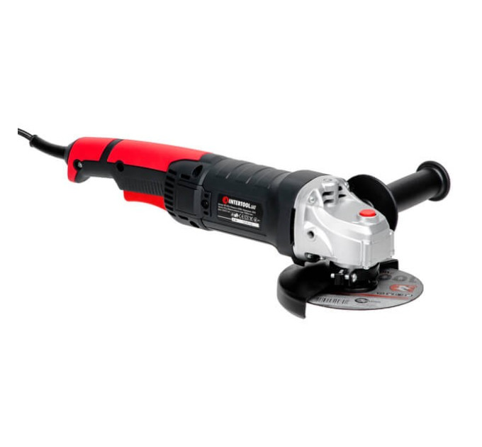 Шліфмашина кутова 1200 Вт, 125 мм, 11000 об/хв INTERTOOL WT-0224