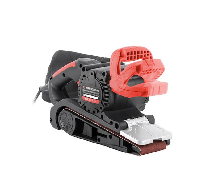 Шлифмашина ленточная 1010 Вт, 120-380 м/мин, 76*533 мм INTERTOOL WT-0530