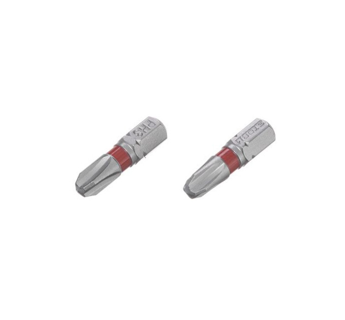 Комплект отверточных насадок PH3, S2, 2 ед., STORM INTERTOOL VT-0219