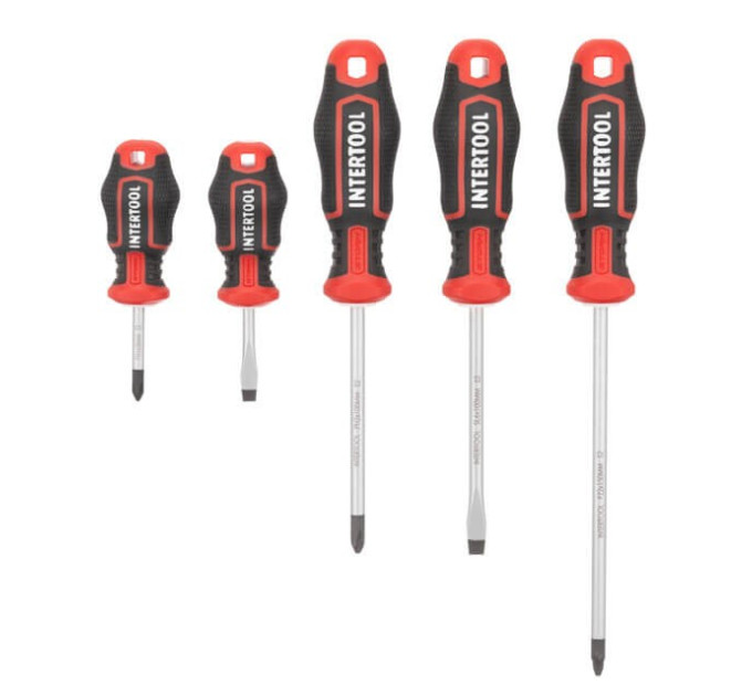 Набор инструментов 56 ед., STORM, 1/2", 1/4", Cr-V INTERTOOL ET-8056