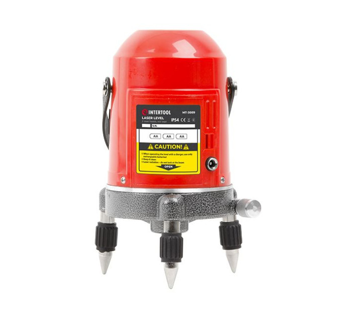 Уровень лазерный, 2 лазерные головки INTERTOOL MT-3009