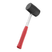 Киевлянка резиновая 450 г, черная резина, металлическая ручка INTERTOOL HT-0231