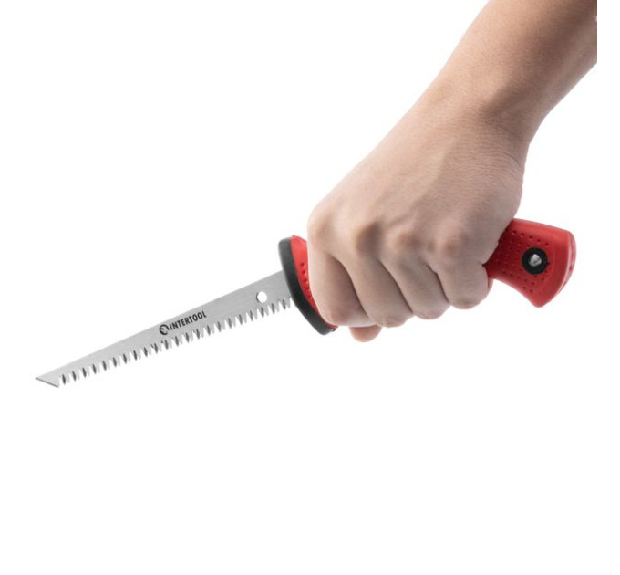 Ножовка для гипсокартонных плит 150 мм, 7 зуб*1" INTERTOOL HT-3121