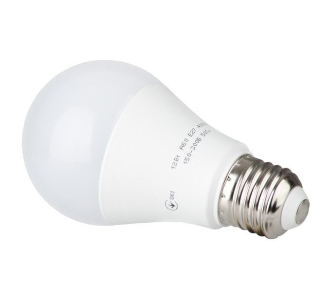 Светодиодная лампа LED 12 Вт, E27, 220 В, гарантия 3 года INTERTOOL LL-0015