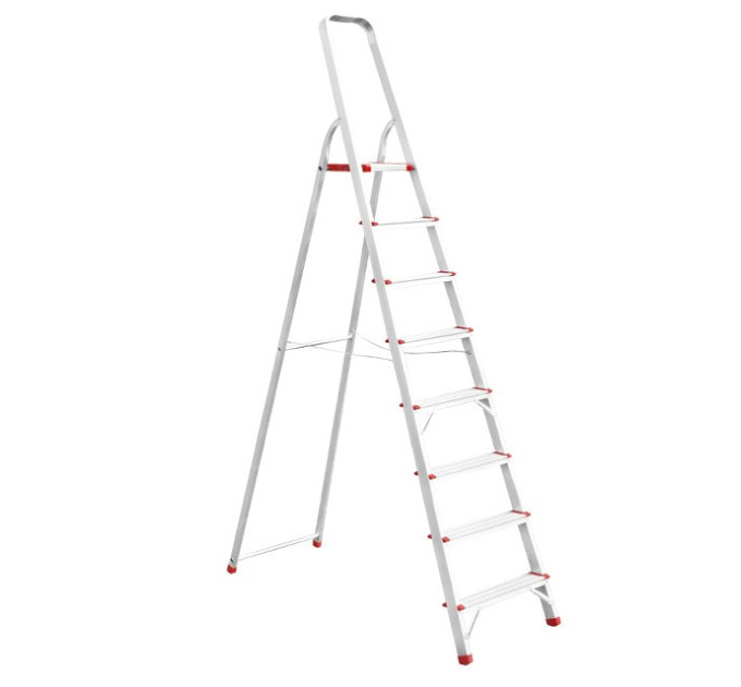 Лента из алюминия, 8 сход., высота до платформы 1,72 м INTERTOOL LT-1008