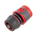 Коннектор с аквастопом 1/2" для шланга 1/2" INTERTOOL GE-1119
