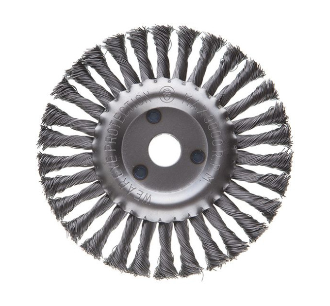 Щітка кільцева 180*22.2 мм (пучки крученого дроту) INTERTOOL BT-7180