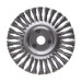 Щітка кільцева 180*22.2 мм (пучки крученого дроту) INTERTOOL BT-7180