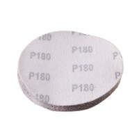 Круг наждачный самоклеящийся 125 мм, бумага класс С, К180, 10 ед. INTERTOOL BT-0518