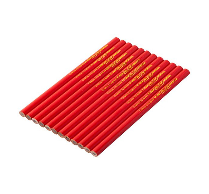 Карандаш столярный 7", 12 шт/уп. INTERTOOL KT-5004