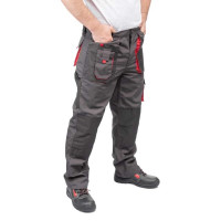 Брюки рабочие 80% полиэстер, 20% хлопок, плотность 260 г/м², L INTERTOOL SP-3013