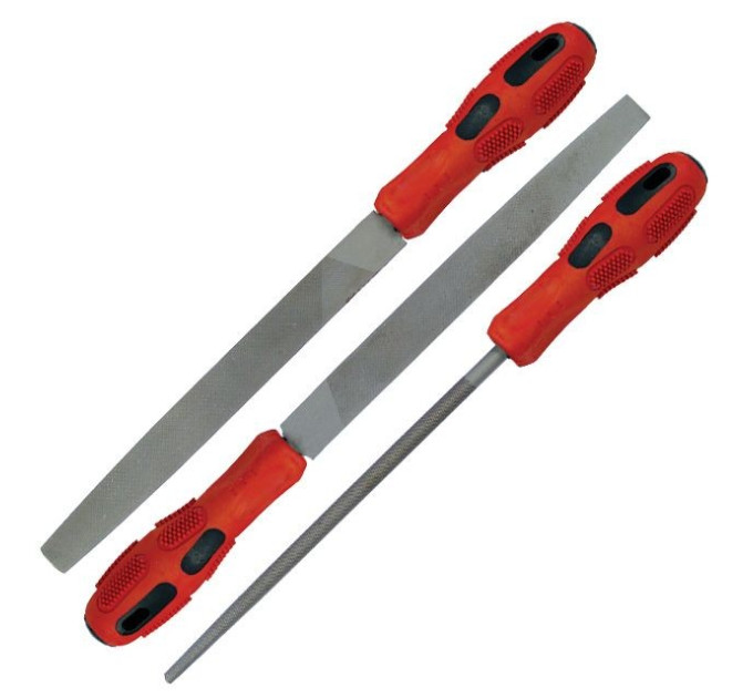 Набір напилків 3 од. INTERTOOL HT-3703