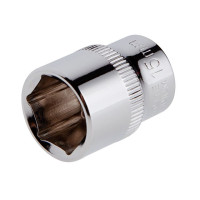 Головка шестигранная STORM 3/8", 15 мм, Cr-V INTERTOOL ET-0415
