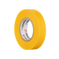 Стрічка ізоляційна 20 м, 17*0,15 мм, жовта INTERTOOL IT-0052
