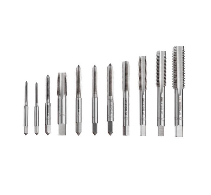 набор плашек M3-M12, метчиков M3-M12, 40 ед. INTERTOOL SD-8040