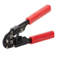 Клещи для обжима штекеров RJ-45 (8р8с) INTERTOOL HT-7054