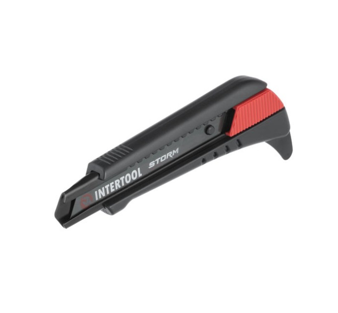 Ніж сегментний 18 мм, для лінолеуму, металева напрямна, STORM INTERTOOL HT-0538