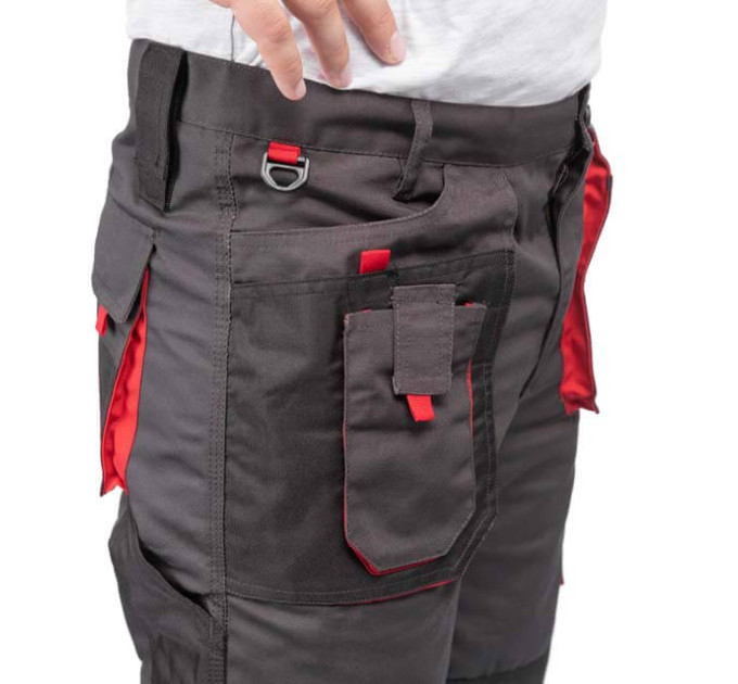Брюки рабочие 80% полиэстер, 20% хлопок, плотность 260 г/м², M INTERTOOL SP-3012