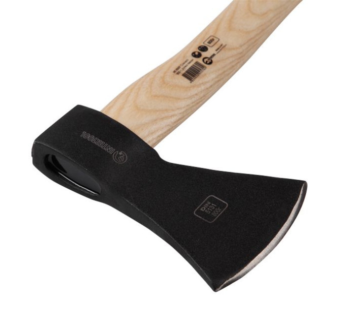 Топор 800 г, ручка пекан, 48-57 HRC INTERTOOL HT-0257