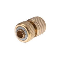 Коннектор латунный 1/2" на шланг 1/2" STORM INTERTOOL GE-1216