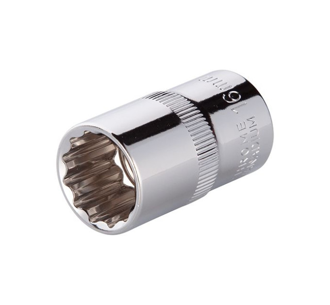 Головка двенадцатигранная STORM 1/2", 16 мм INTERTOOL ET-0216