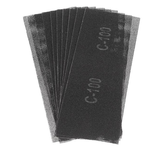 Сітка абразивна 280*105 мм, К100, 10 од. INTERTOOL KT-6010
