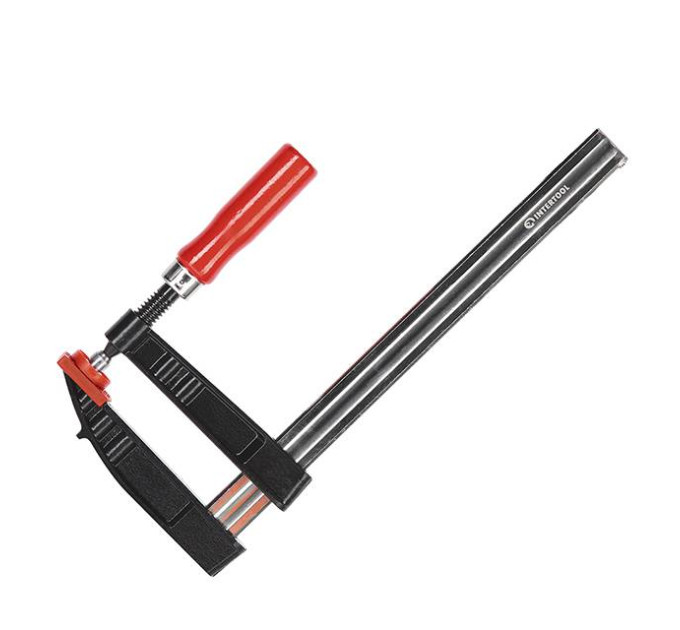 Струбцина тип "F" 300*120 мм, DIN 5117 INTERTOOL HT-6004