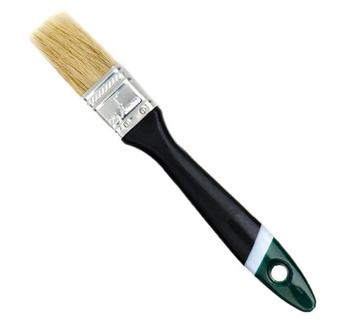 Кисть флейцевая 25*10*38 мм, пластиковая ручка INTERTOOL KT-1325