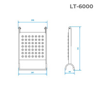 Сходинка-полиця для драбин INTERTOOL LT-6000