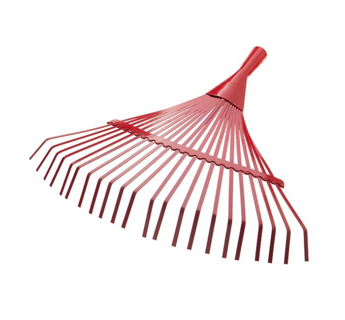 Грабли веерные усиленные, 22 плоских прутка INTERTOOL FT-3002