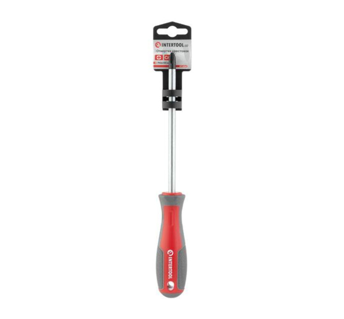 Отвертка крестовая PH3*150 мм, Cr-V INTERTOOL VT-3324