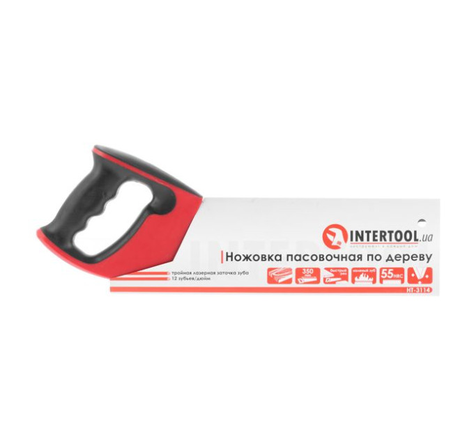 Ножовка для дерева, 350 мм INTERTOOL HT-3114