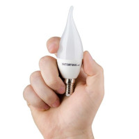 Светодиодная лампа LED 3 Вт, E14, 220 В, гарантия 3 года INTERTOOL LL-0161