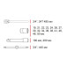 Набор инструментов 3/4", 21 ед. HT-2221