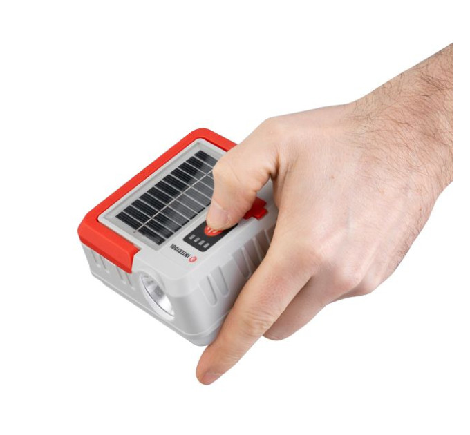 Фонарь для кемпинга, 1LED + 28SMD, PowerBank INTERTOOL LB-0216