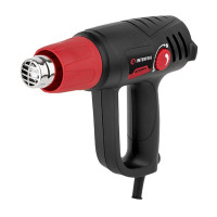 Фен технічний 2000 Вт, регулювання 50-600°C, 250-500 л/хв, 2 режими INTERTOOL WT-1020