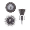 Набір щіток дротяних для дриля 1/4", 3 од. INTERTOOL BT-0300