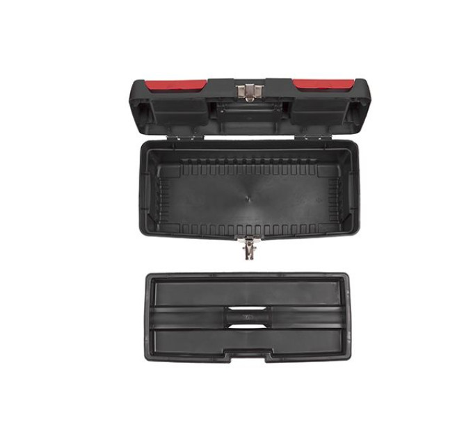 Ящик для інструментів з металевими замками 16" 396*216*164 мм INTERTOOL BX-1016