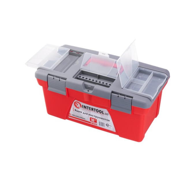 Ящик для инструмента 18" 480*250*230 мм INTERTOOL BX-0418