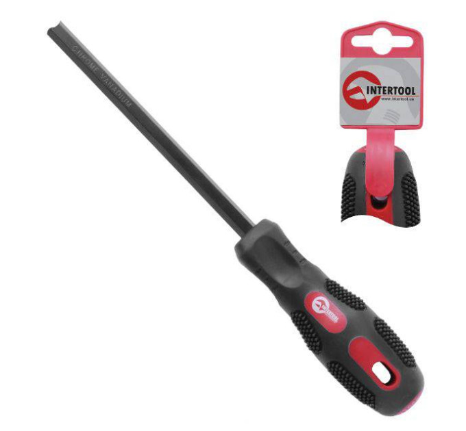 Отвертка крестовая PZ№1 x 150мм INTERTOOL VT-3025
