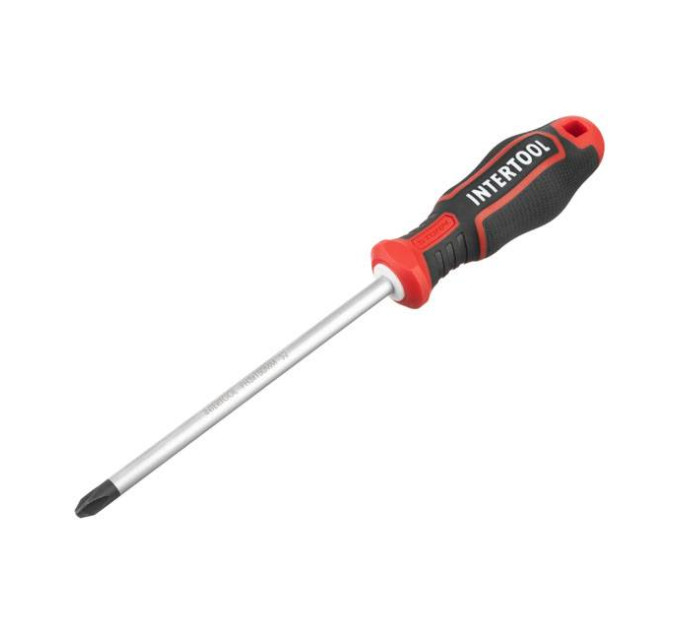 Отвертка крестовая PH3*150 мм, S2, STORM INTERTOOL VT-3424