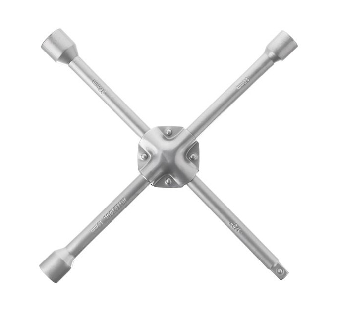 Ключ баллонный крестовый усиленный, 14"х355 мм, 16 мм, 17, 19, 22, 1/2" INTERTOOL HT-1602