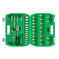 Набор инструментов, 46 ед., 1/4" INTERTOOL ET-6046SP