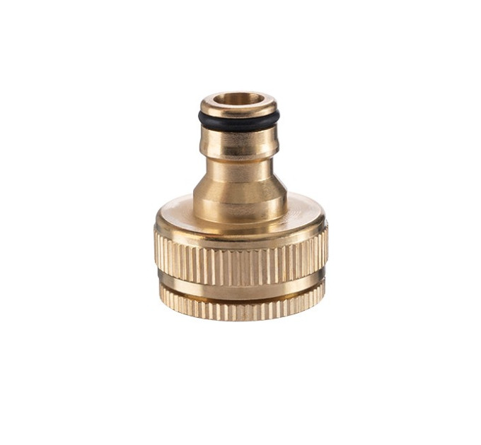 Адаптер латунный на коннектор 1/2" с внутренней резьбой 3/4" и 1" STORM INTERTOOL GE-1211