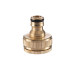 Адаптер латунный на коннектор 1/2" с внутренней резьбой 3/4" и 1" STORM INTERTOOL GE-1211