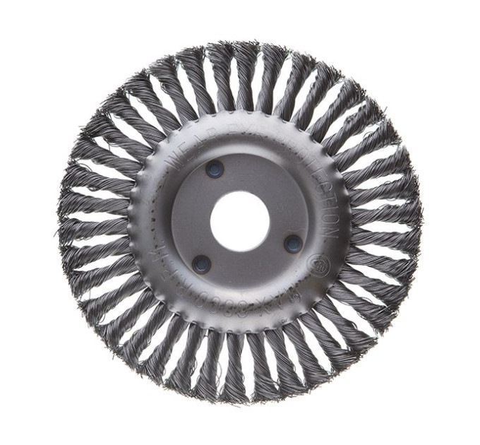 Щітка кільцева 200*32 мм (пучки крученого дроту) INTERTOOL BT-7200