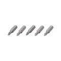 Комплект отверточных насадок PZ1, ACR, S2, 5 ед., STORM INTERTOOL VT-0208